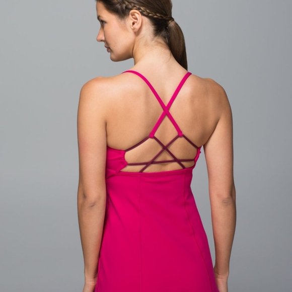 [2] Pink Lululemon Dancing Warrior Tank - Picture 1 of 12